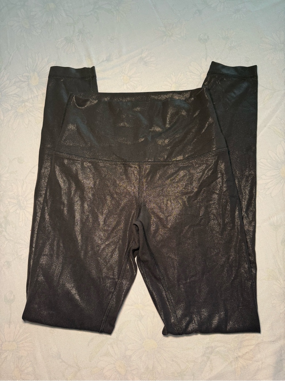 Lululemon High-Waisted Shiny Black Leggings